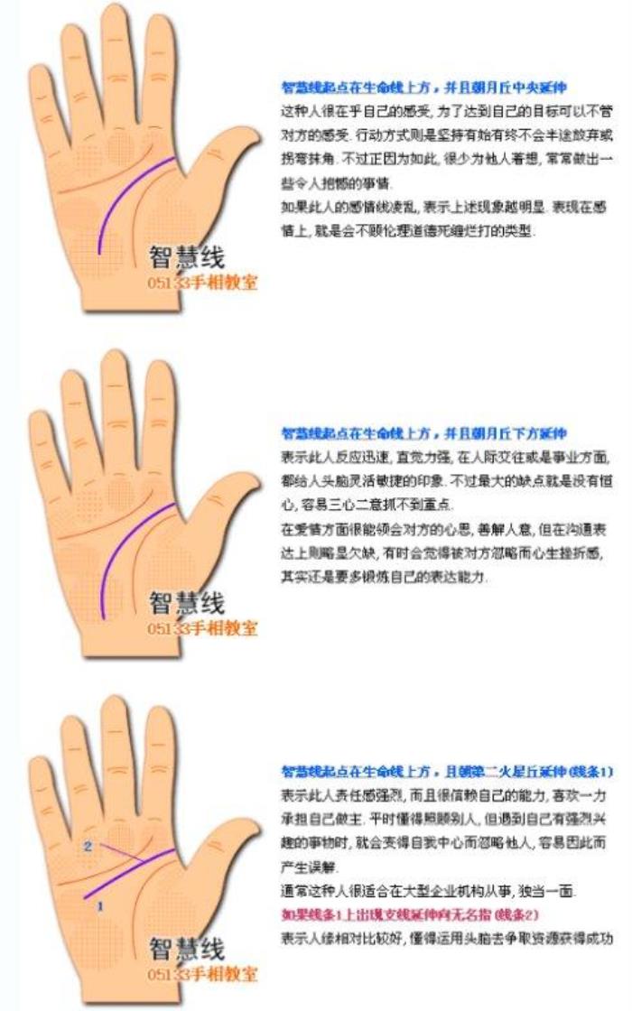 智慧線長代表智商高嗎 智慧線平直又長的人